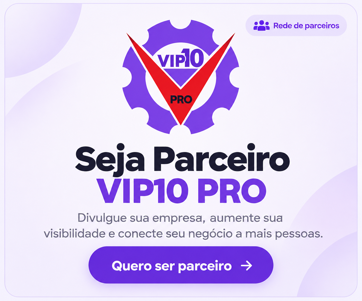 Seja um parceiro