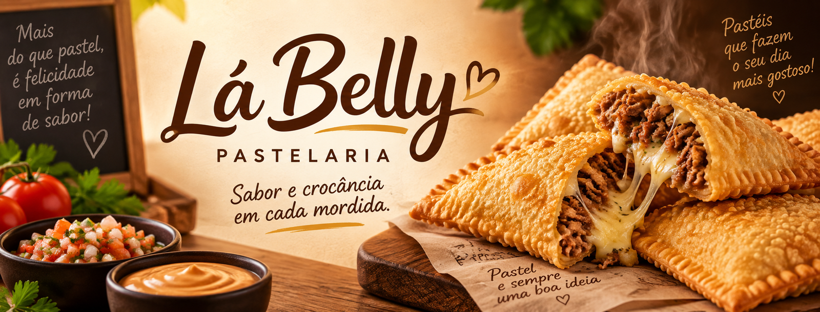 Capa de Lá Belly Pastelaria
