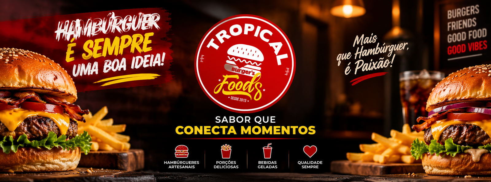Capa de Tropical Burguers